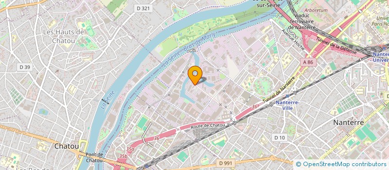 localisation de l'entreprise DUNE  NANTERRE