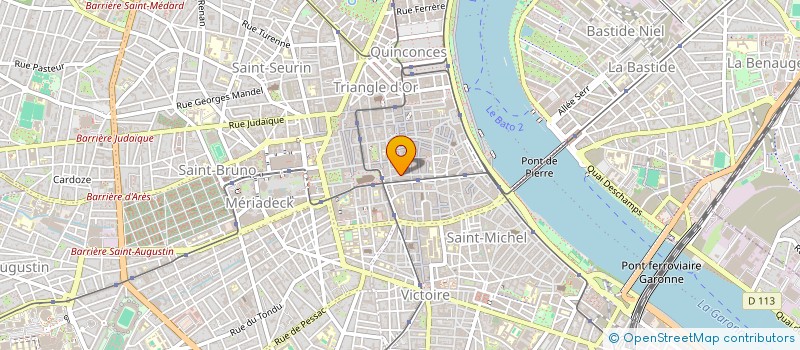 localisation de l'entreprise DUNE  BORDEAUX