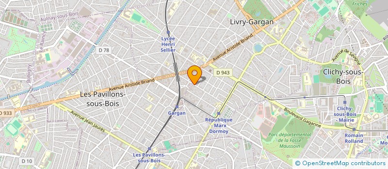 localisation de l'entreprise DUNE  LIVRY-GARGAN