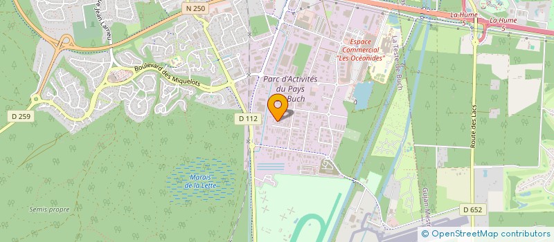 localisation de l'entreprise DUNE DE FADA à LA TESTE-DE-BUCH