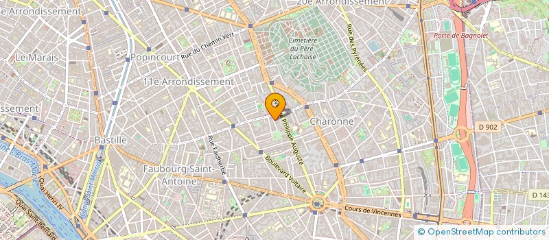 localisation de l'entreprise DUNE DECHARGE URBAINE ET NEGOCES à PARIS