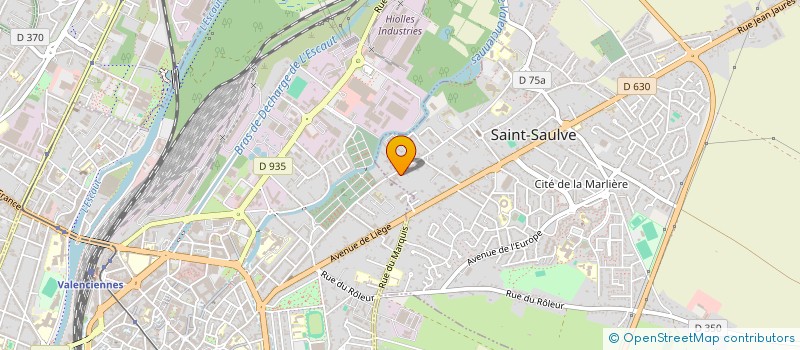 localisation de l'entreprise DUNE ET MER  SAINT-SAULVE