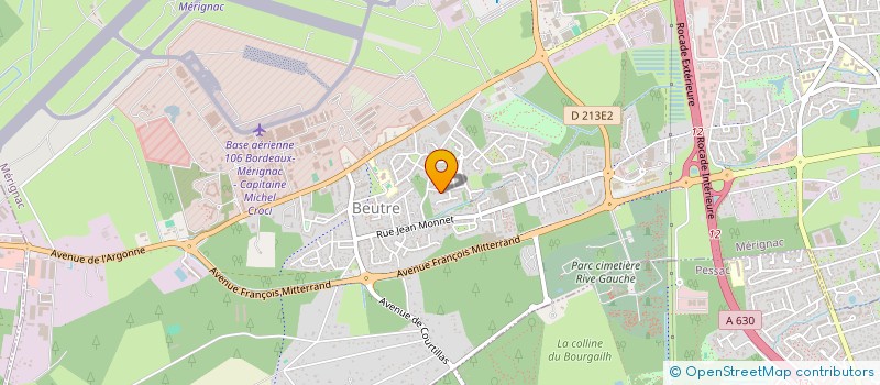 localisation de l'entreprise DUNE & FAMILLE  MERIGNAC