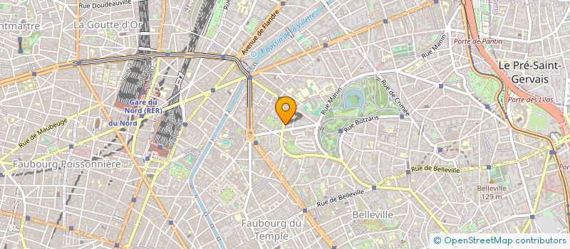 localisation de l'entreprise DUNE FORM  PARIS