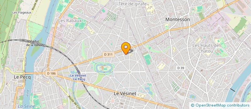 localisation de l'entreprise DUNE HOLIDAYS  LE VESINET