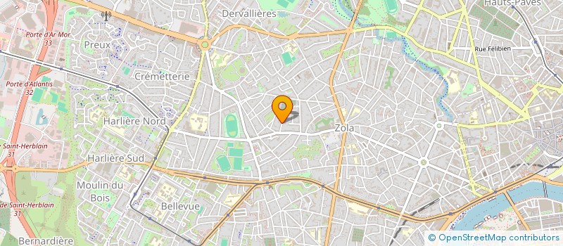 localisation de l'entreprise DUNE LE SOUFFLE DES SENS à NANTES