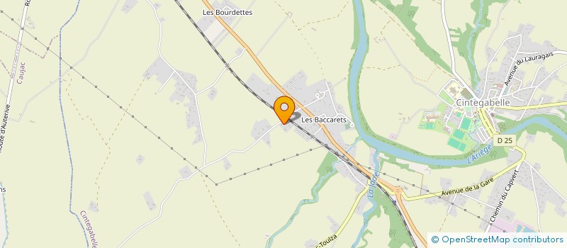 localisation de l'entreprise DUNE POUR ELLES à CINTEGABELLE