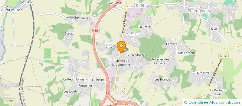 localisation de l'entreprise DUNE SYNERGIE  CHAMPNIERS