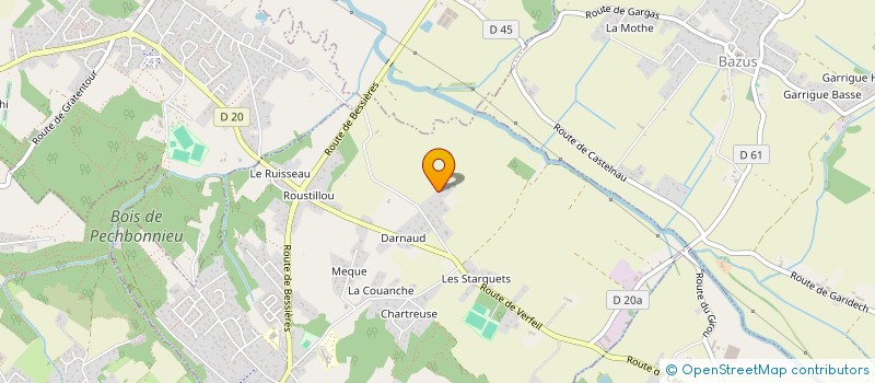 localisation de l'entreprise DUNE URBANISME  MONTBERON