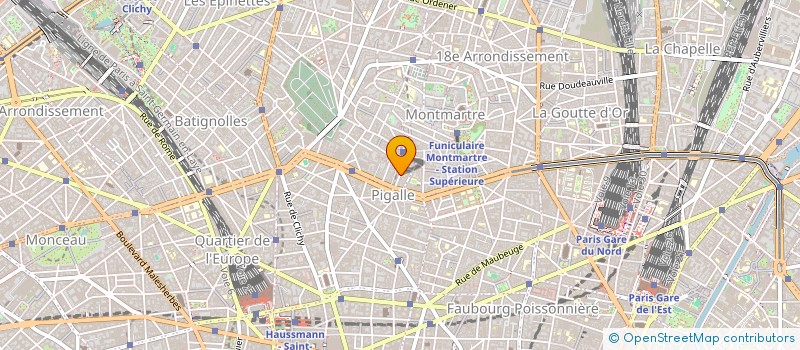localisation de l'entreprise DUNE YOGA  PARIS