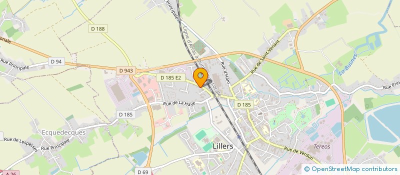 localisation de l'entreprise DUNEDIVA  LILLERS