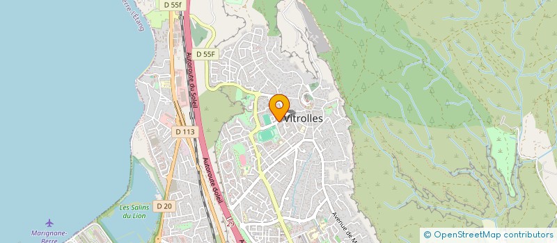 localisation de l'entreprise DUNES à VITROLLES