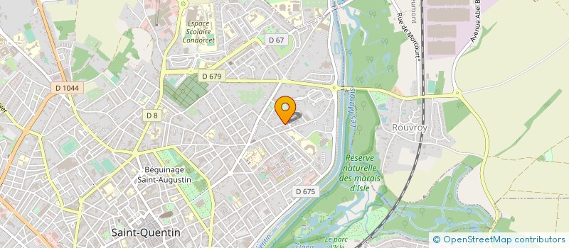 localisation de l'entreprise DUNES à SAINT-QUENTIN
