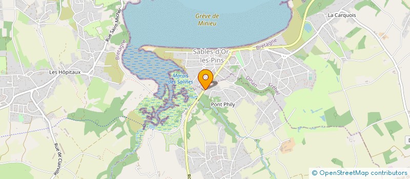 localisation de l'entreprise DUNES DES SABLES  FREHEL