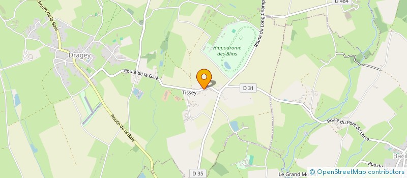 localisation de l'entreprise DUNES ET VINS  DRAGEY-RONTHON