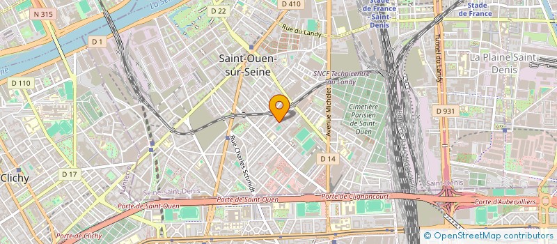 localisation de l'entreprise DUNESSENCE à SAINT-OUEN-SUR-SEINE