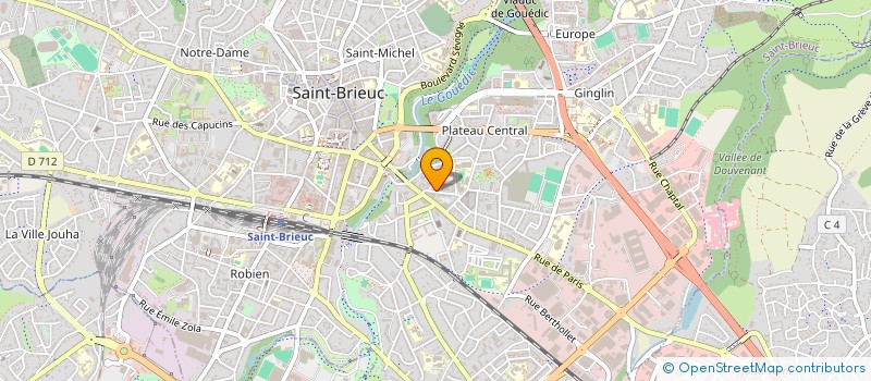 localisation de l'entreprise DUNET INVESTISSEMENT à SAINT-BRIEUC