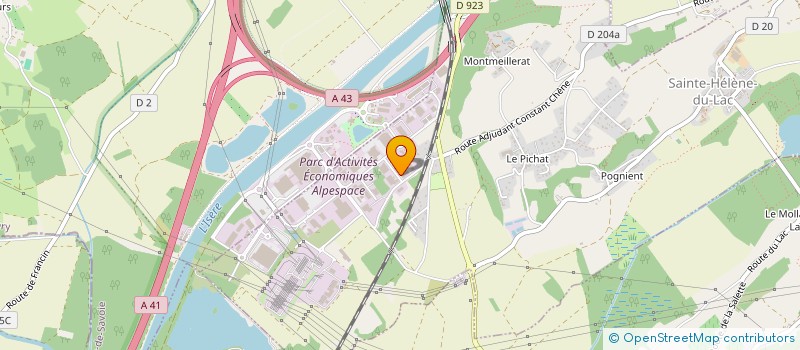 localisation de l'entreprise DUNI HOLDING  SAINTE-HELENE-DU-LAC