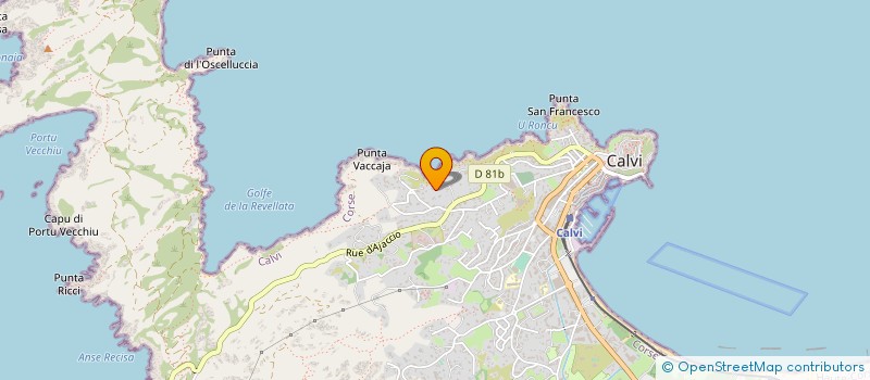 localisation de l'entreprise DUNIAUD SAS à CALVI