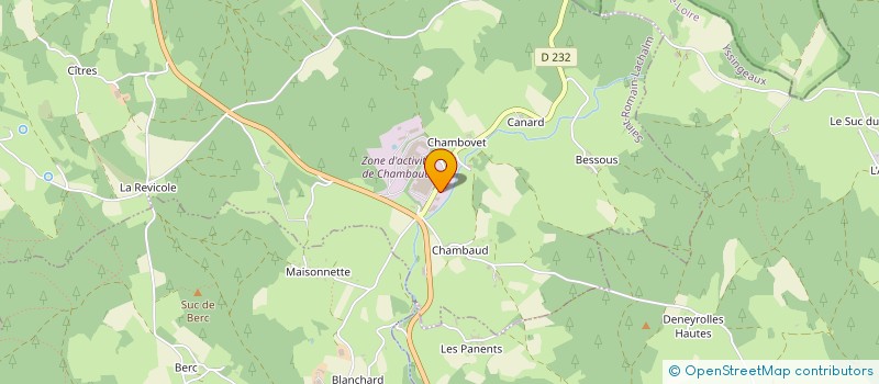 localisation de l'entreprise DUNITRANS à SAINT-ROMAIN-LACHALM