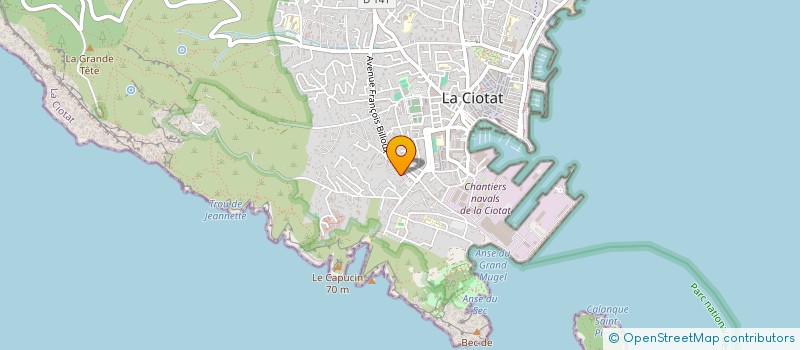 localisation de l'entreprise DUNK  LA CIOTAT