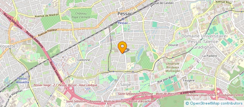 localisation de l'entreprise DUNK CAPITAL  PESSAC