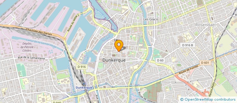 localisation de l'entreprise DUNKERQUE'ASSUR à DUNKERQUE
