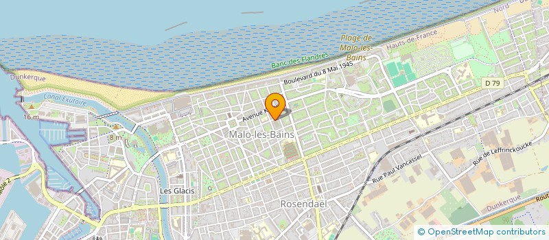 localisation de l'entreprise DUNKERQUE GYM à DUNKERQUE