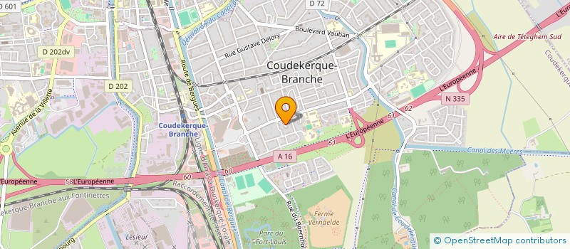 localisation de l'entreprise DUNKERQUE POKER  COUDEKERQUE-BRANCHE