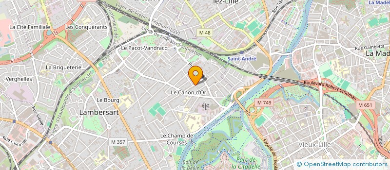 localisation de l'entreprise DUNKERQUE VAUBAN à LAMBERSART