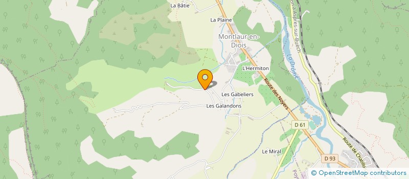 localisation de l'entreprise DUNKERQUE2020  MONTLAUR-EN-DIOIS