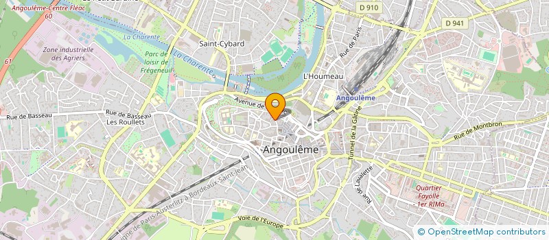 localisation de l'entreprise DUNKIE à ANGOULEME