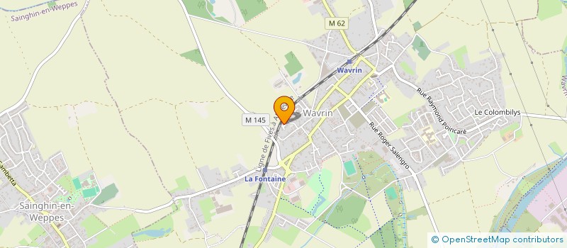 localisation de l'entreprise DUNLOZ  WAVRIN