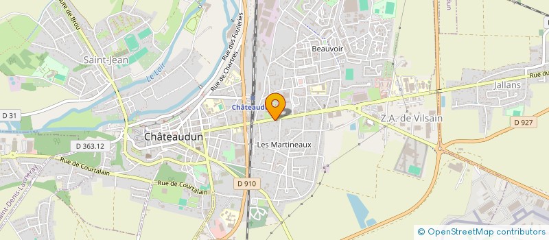localisation de l'entreprise DUNOIS INFORMATIQUE SERVICES à CHATEAUDUN