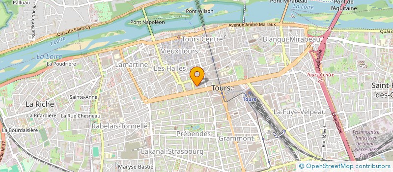 localisation de l'entreprise DUNOIS INVESTISSEMENTS  TOURS