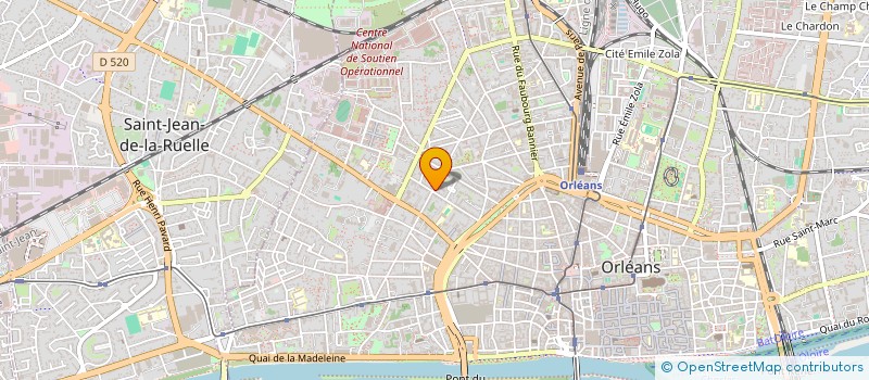 localisation de l'entreprise DUNOIS THERAPIES  ORLEANS
