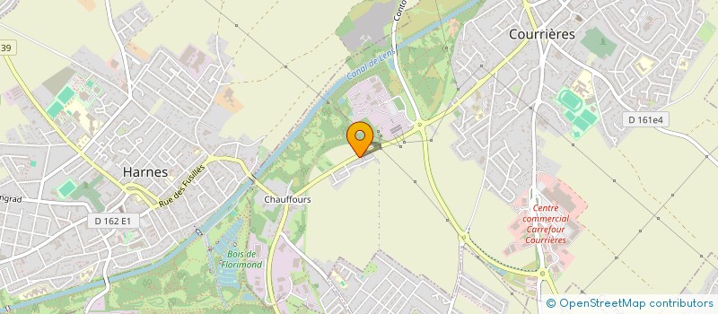 localisation de l'entreprise DUNOX  COURRIERES