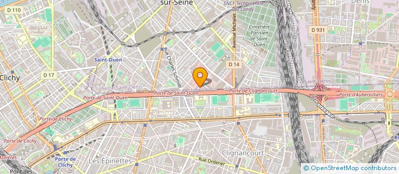 localisation de l'entreprise DUNYA à SAINT-OUEN-SUR-SEINE