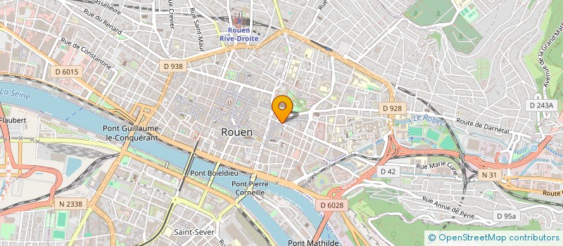 localisation de l'entreprise DUO 3 à ROUEN