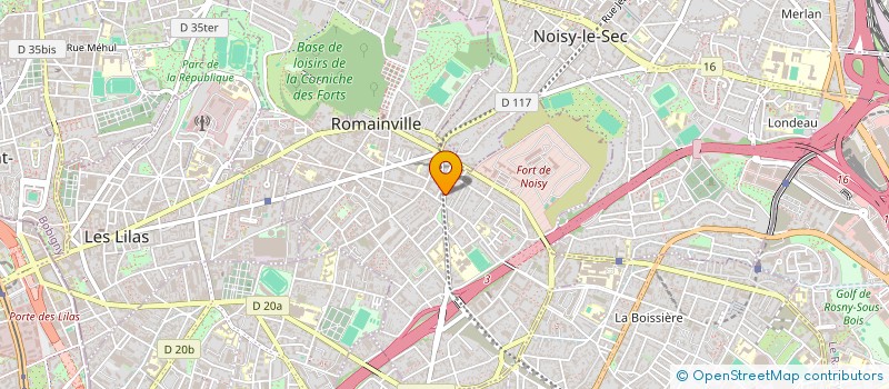 localisation de l'entreprise DUO 31 HUSSON à ROMAINVILLE