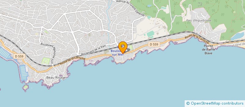 localisation de l'entreprise DUO  SAINT-RAPHAEL