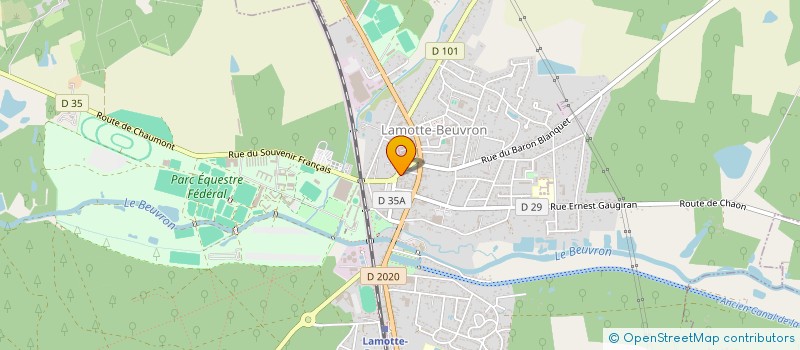 localisation de l'entreprise DUO  LAMOTTE-BEUVRON