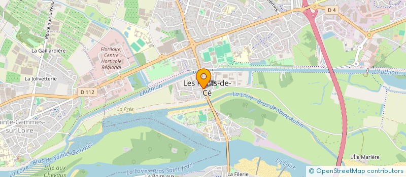 localisation de l'entreprise DUO 49  LES PONTS-DE-CE