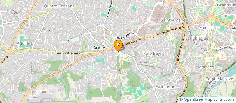 localisation de l'entreprise DUO à ANGLET