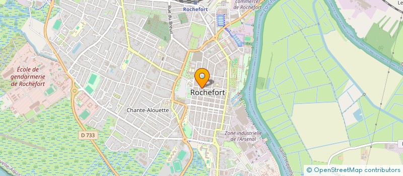 localisation de l'entreprise DUO  ROCHEFORT