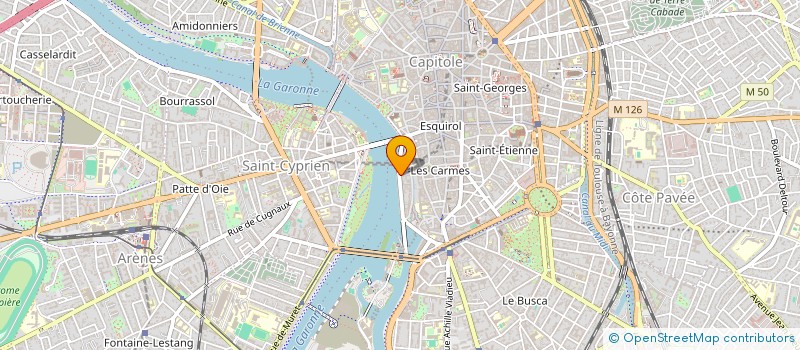 localisation de l'entreprise DUO à TOULOUSE