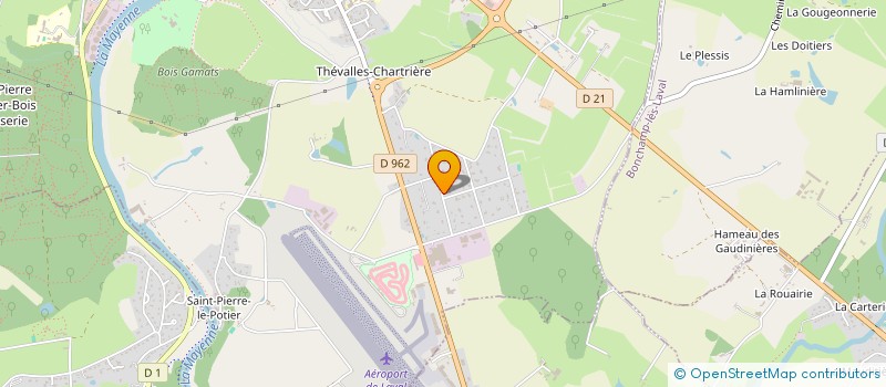 localisation de l'entreprise DUO  LAVAL