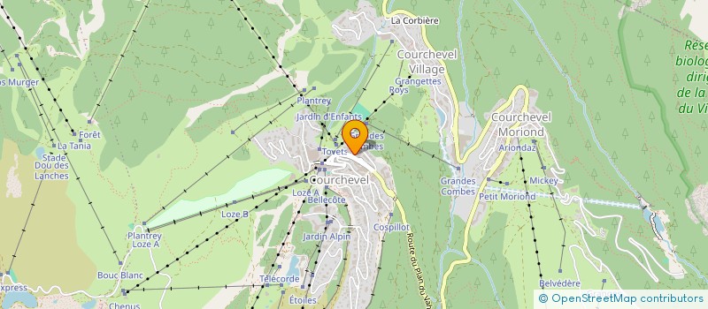 localisation de l'entreprise DUO à COURCHEVEL