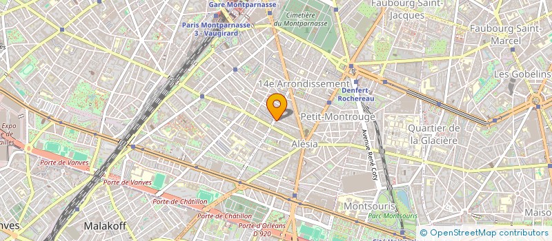 localisation de l'entreprise DUO  MILLY-LA-FORET