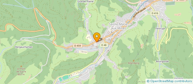 localisation de l'entreprise DUO  SAINTE-MARIE-AUX-MINES